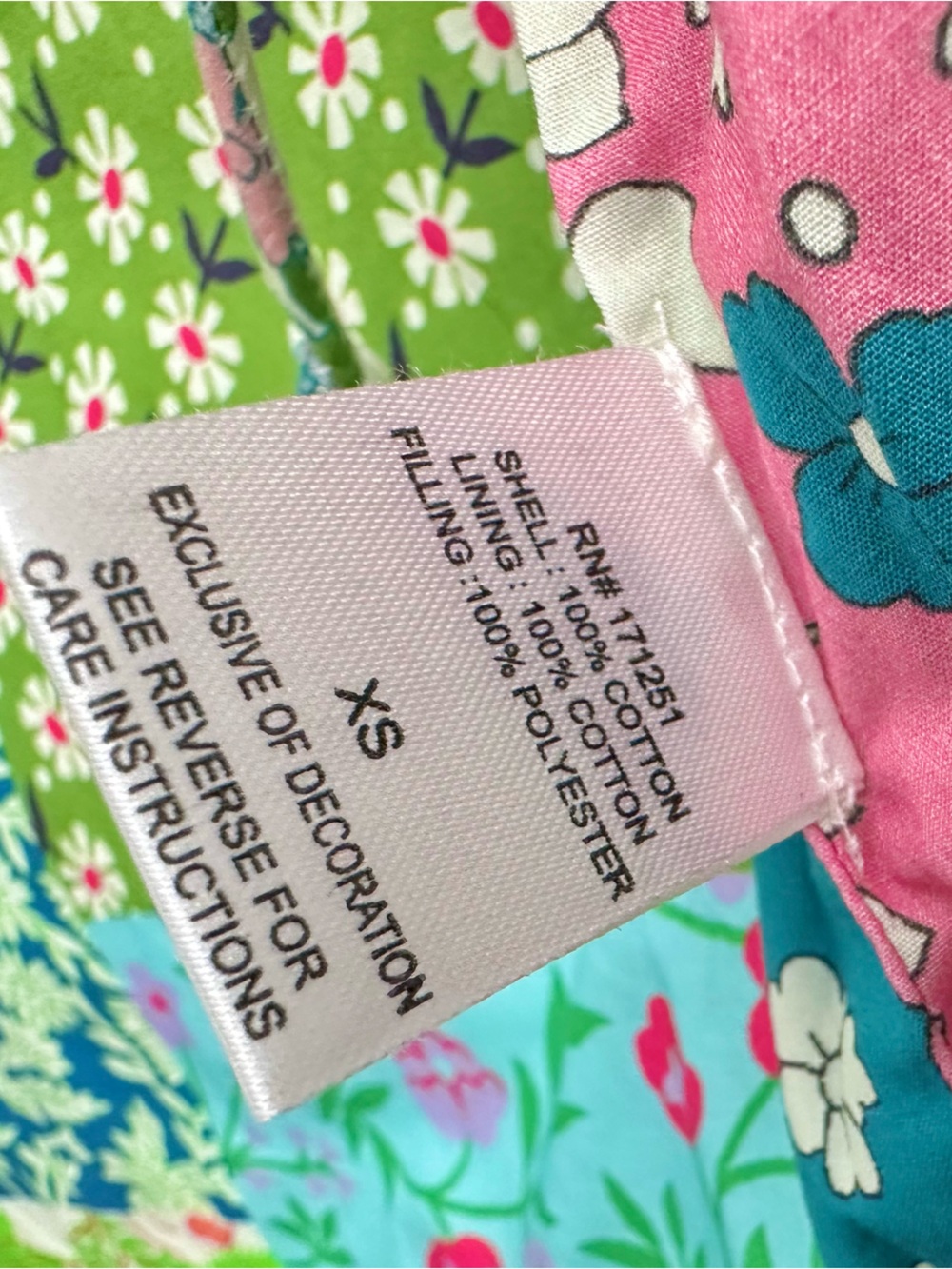 LOVE The Label Quilted Patchwork Jacket Sweater - Picture 5 of 7